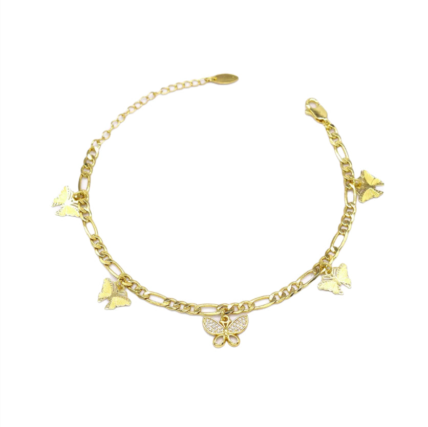 ETÉREA BUTTERFLY ANKLET