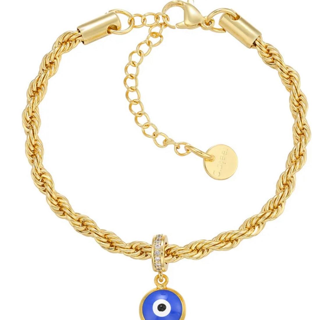 Evil twist chain bracelet